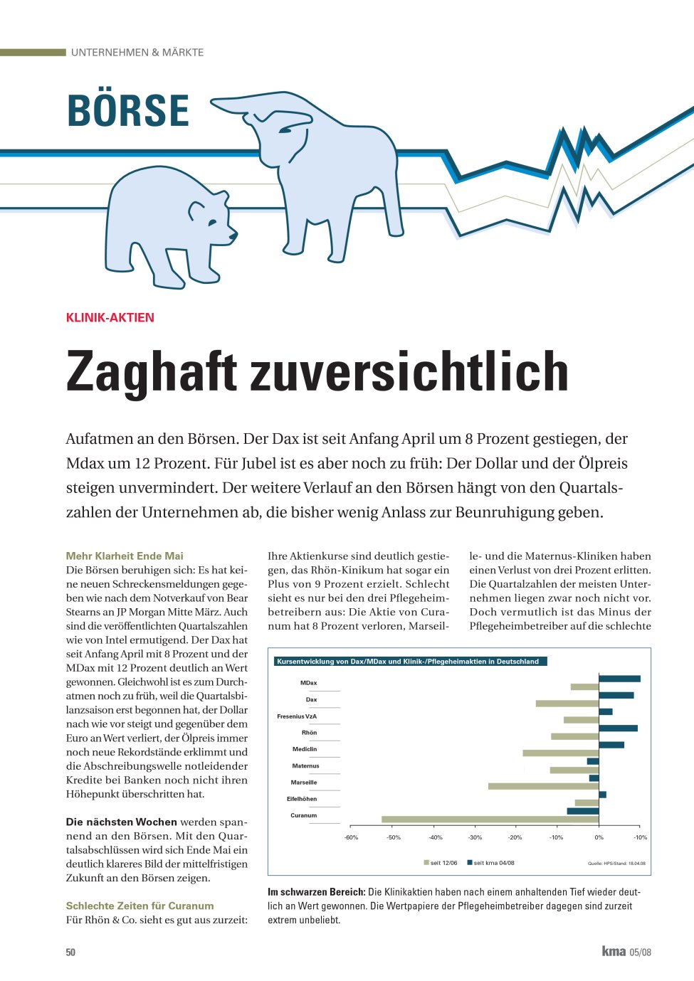 Vorschauseite 1: Zaghaft zuversichtlich
