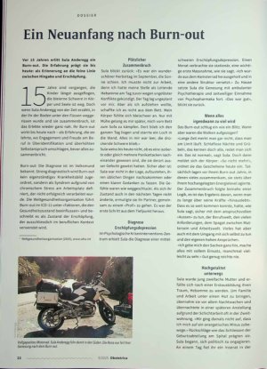 Vorschauseite 1: Ein Neuanfang nach Burn-out