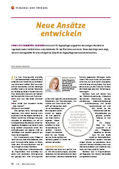 Vorschauseite 1: Neue Ansätze entwickeln.