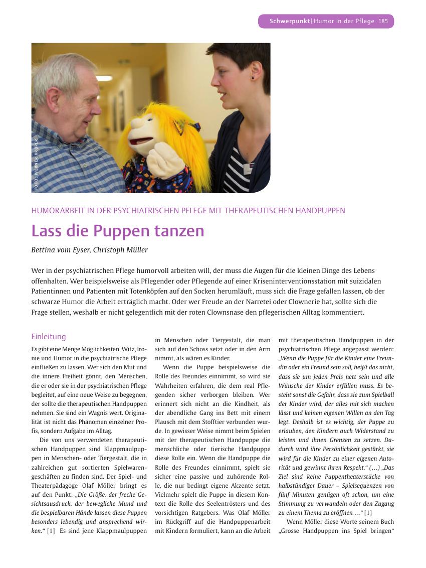 Vorschauseite 1: Lass die Puppen tanzen