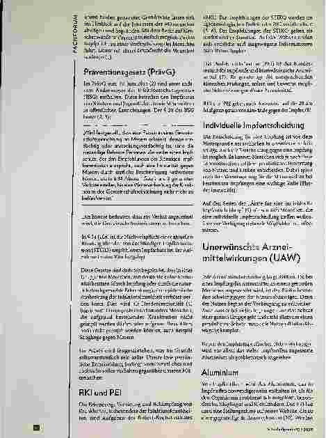 Vorschauseite 2: Impfen? Wenn Patienten um Rat fragen.