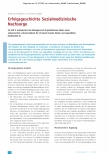 Vorschauseite 1: Erfolgsgeschichte Sozialmedizinische Nachsorge