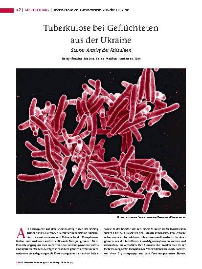 Vorschauseite 1: Tuberkulose bei Geflüchteten aus der Ukraine