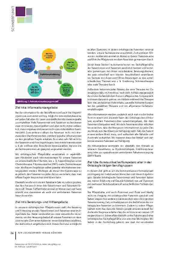 Vorschauseite 2: Patientenorientierung in der onkologischen Fachpflege