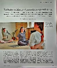Vorschauseite 1: Teilhabe erfahren - Unterstützung evaluiert