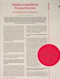Vorschauseite 2: Update unspezifische Kreuzschmerzen: Das Krankheitsbild ist multifaktoriell.