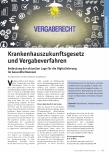 Vorschauseite 1: Krankenhauszukunftsgesetz und Vergabeverfahren