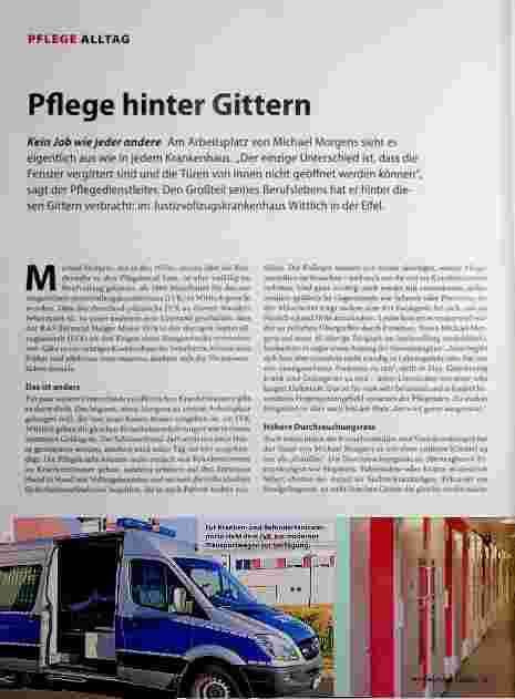 Vorschauseite 1: Pflege hinter Gittern