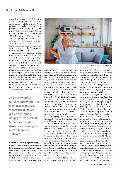 Vorschauseite 3: Lichtund Schattenseiten der Bewegungsförderung via Virtual Reality