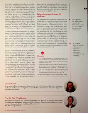 Vorschauseite 4: Vagusnerv im Visier Impulse für die Schmerztherapie