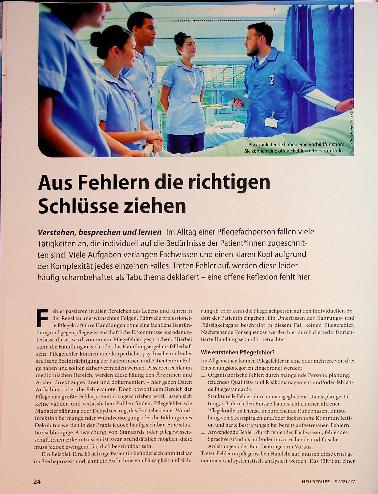 Vorschauseite 1: Aus Fehlern die richtigen Schlüsse ziehen