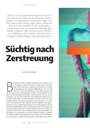 Vorschauseite 1: Süchtig nach Zerstreuung
