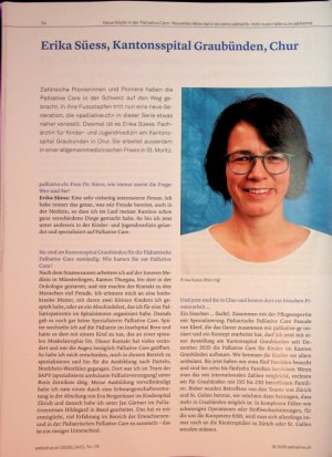 Vorschauseite 1: Erika Süess, Kantonsspital Graubünden, Chur