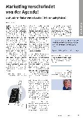 Vorschauseite 1: Marketing verschwindet von der Agenda! Doch welchen Stellenwert sollte das Klinikmarketing haben?