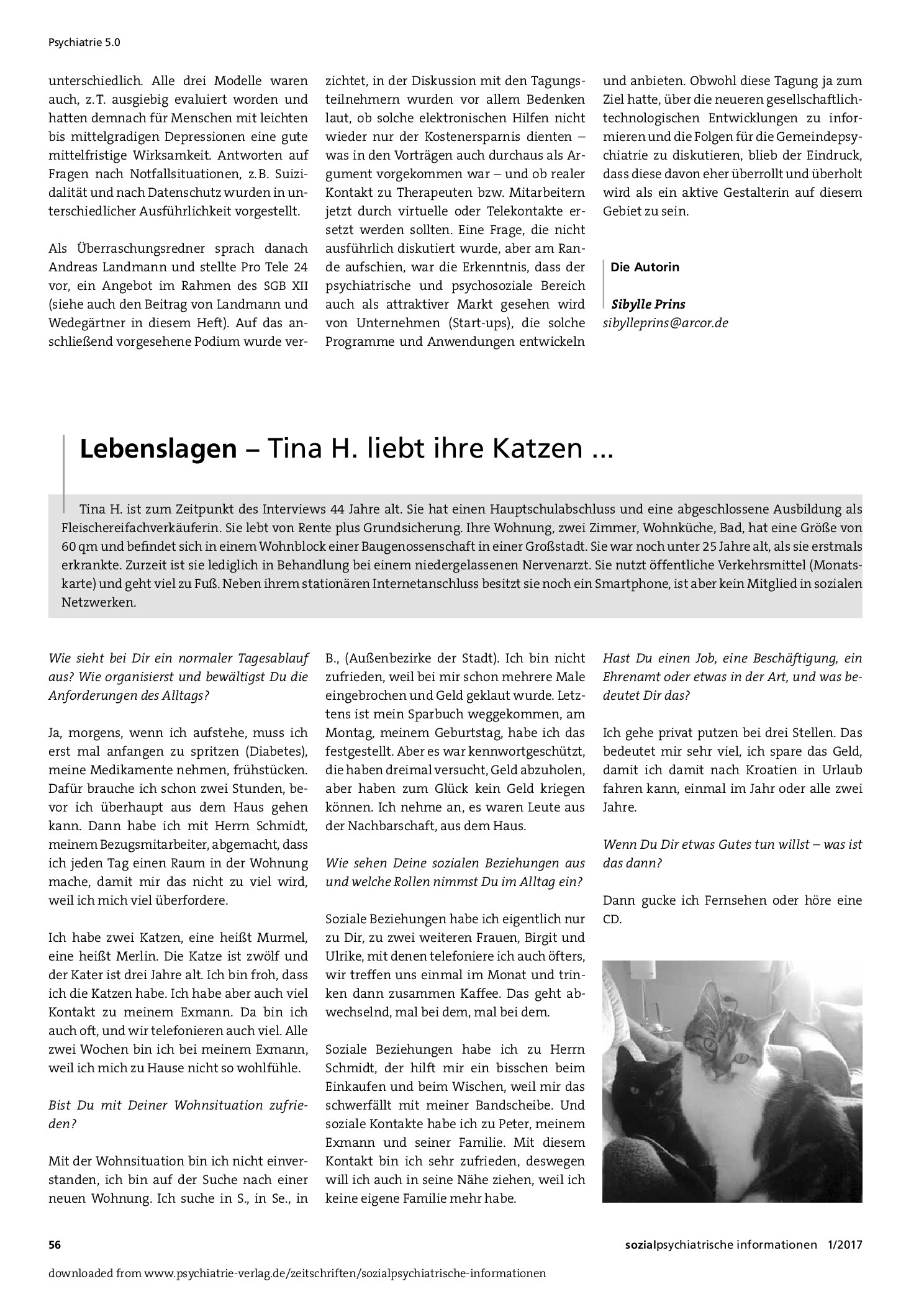 Vorschauseite 2: E-Mental-Health und Gemeindepsychiatrie