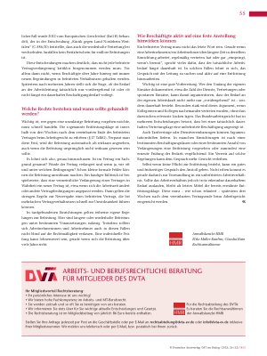 Vorschauseite 2: Neues aus der Rechtsprechstunde Befristete Arbeitsverträge