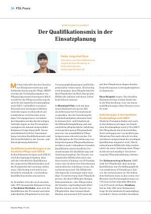 Vorschauseite 1: Der Qualifikationsmix in der Einsatzplanung