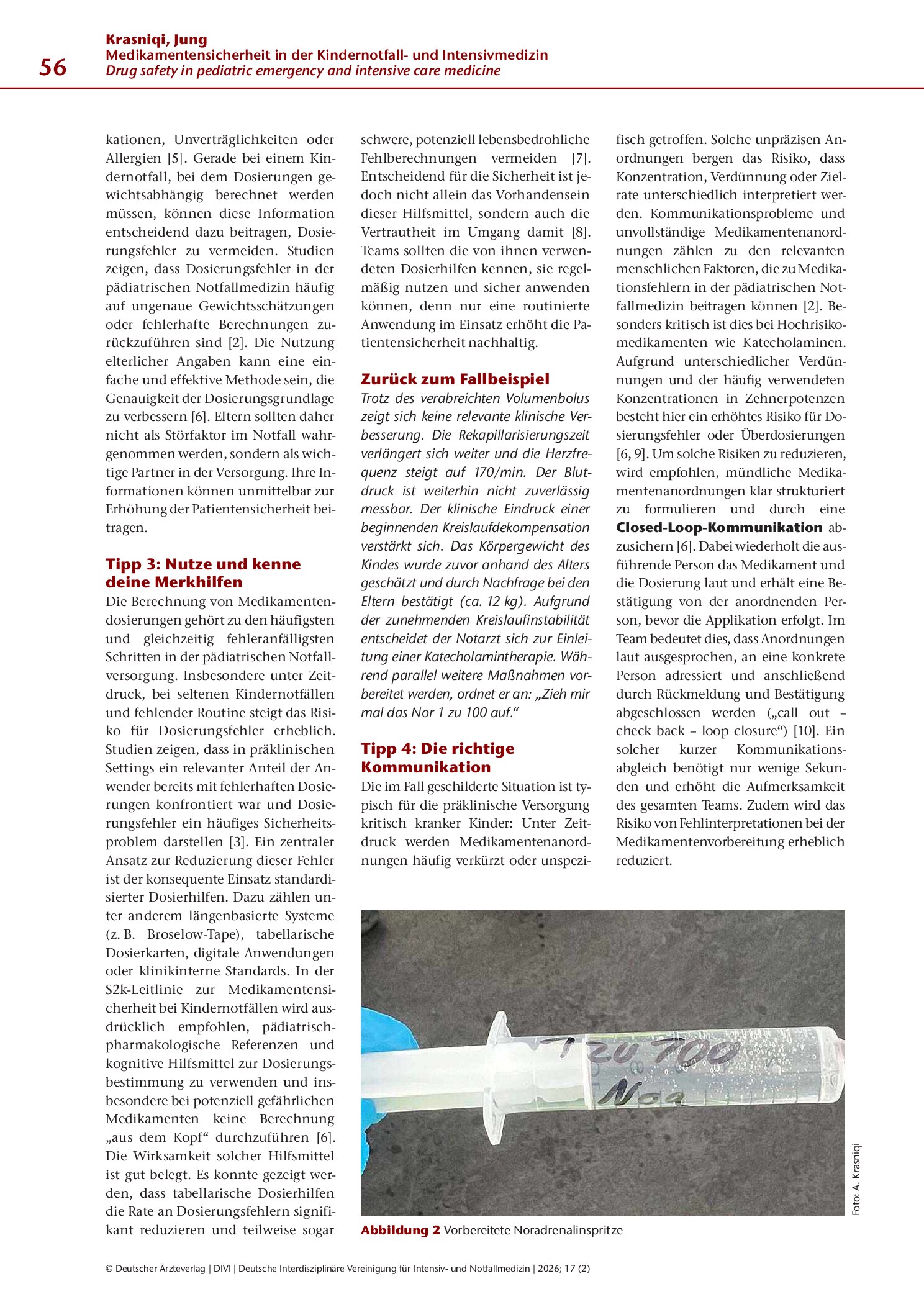 Vorschauseite 3: Medikamentensicherheit in der Kindernotfall- und Intensivmedizin