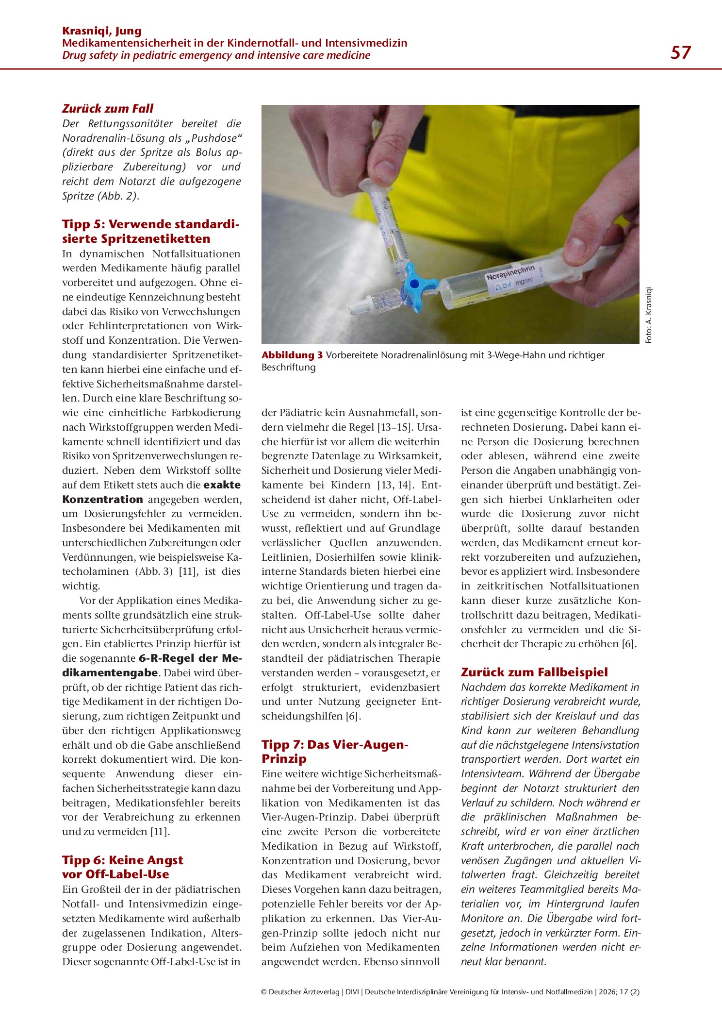 Vorschauseite 4: Medikamentensicherheit in der Kindernotfall- und Intensivmedizin