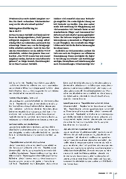 Vorschauseite 4: Technik-Check mit aktivem Pflegeteam