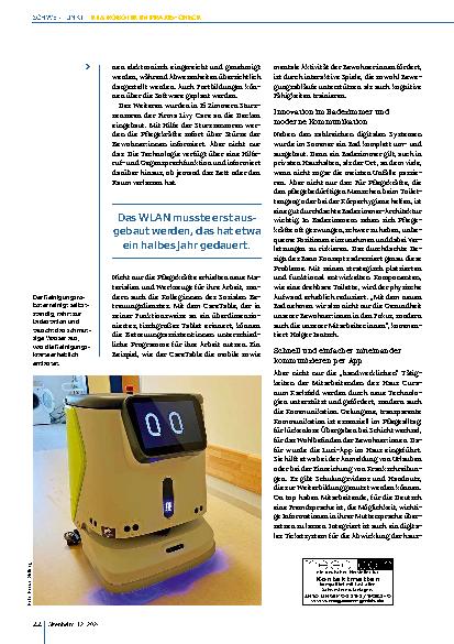 Vorschauseite 5: Technik-Check mit aktivem Pflegeteam