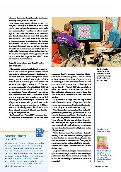 Vorschauseite 6: Technik-Check mit aktivem Pflegeteam