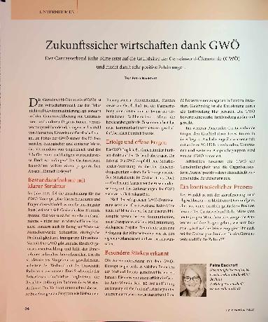 Vorschauseite 1: Zukunftssicher wirtschaften dank GWÖ