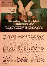 Vorschauseite 1: Wie wichtig ist Nachhaltigkeit in Österreichs OPs?