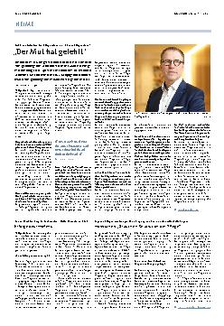 Vorschauseite 1: "Der Mut hat gefehlt."