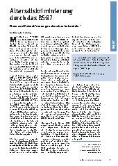 Vorschauseite 1: Altersdiskriminierung durch das BSG? Wann sind Patient*innen geriatrisch zu behandeln?