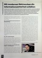 Vorschauseite 1: Mit modernen Netzwerken die Informationssicherheit erhöhen.