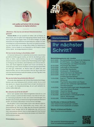 Vorschauseite 4: Die erste Zeit als Hebamme: Drei persönliche Bilanzen