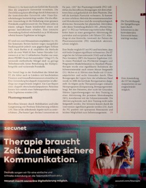 Vorschauseite 2: Unvergessener Verlust Therapieansätze bei Phantomschmerz