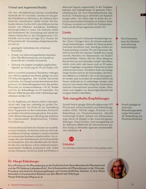 Vorschauseite 4: Unvergessener Verlust Therapieansätze bei Phantomschmerz