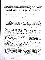 Vorschauseite 3: "Meistens schweigen wir, weil wir uns schämen."