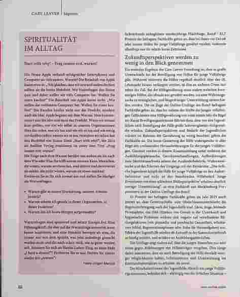 Vorschauseite 3: Junge volljährige Geflüchtete fallen durchs Raster.