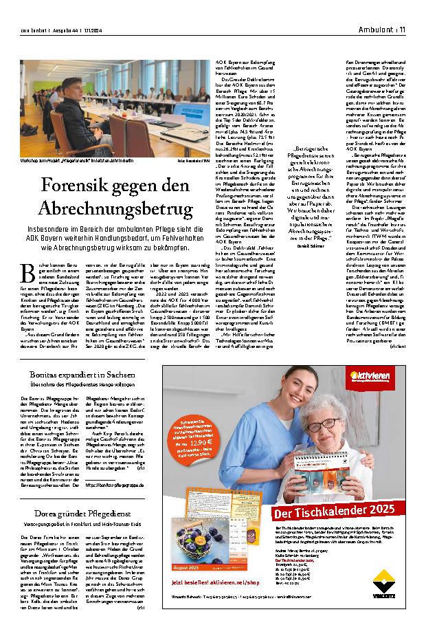 Vorschauseite 1: Forensik gegen den Abrechnungsbetrug