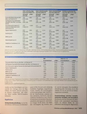 Vorschauseite 2: Arm und krank? Sozialbedingte gesundheitliche Ungleichheiten bei Studierenden