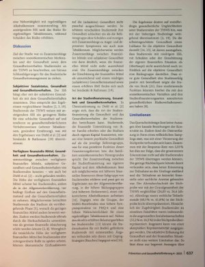 Vorschauseite 4: Arm und krank? Sozialbedingte gesundheitliche Ungleichheiten bei Studierenden