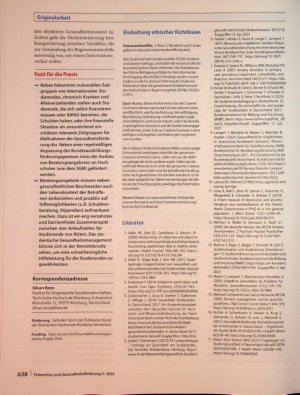 Vorschauseite 5: Arm und krank? Sozialbedingte gesundheitliche Ungleichheiten bei Studierenden