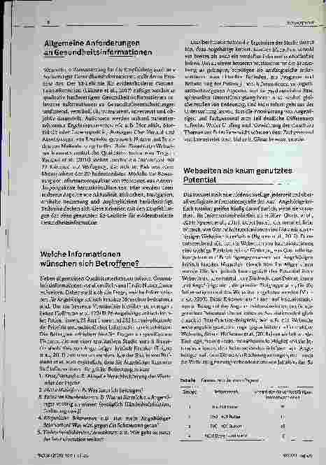 Vorschauseite 2: Bedürfnisgerechte Information von Angehörigen kritisch Kranker: Eine Analyse des Informationsangebots auf Webseiten bayerischer Intensivstationen