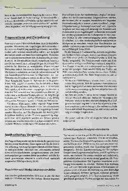 Vorschauseite 3: Bedürfnisgerechte Information von Angehörigen kritisch Kranker: Eine Analyse des Informationsangebots auf Webseiten bayerischer Intensivstationen