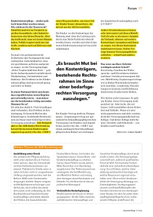 Vorschauseite 2: „Viele Kinder werden aus der AKI gedrängt“