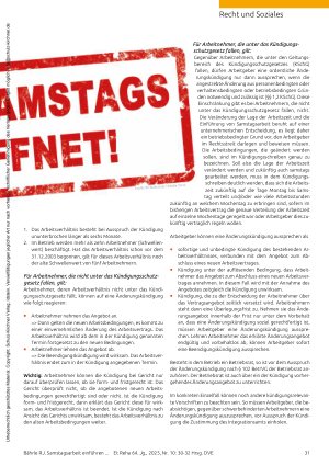Vorschauseite 2: Samstags arbeiten – wie führt man dies im Arbeitsvertrag ein?