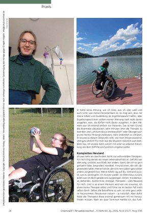 Vorschauseite 3: Von der Azubine zur Therapeutin zur Patientin