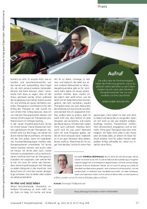 Vorschauseite 4: Von der Azubine zur Therapeutin zur Patientin
