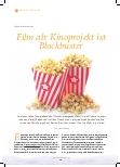 Vorschauseite 1: Film ab: Kinoprojekt ist Blockbuster.