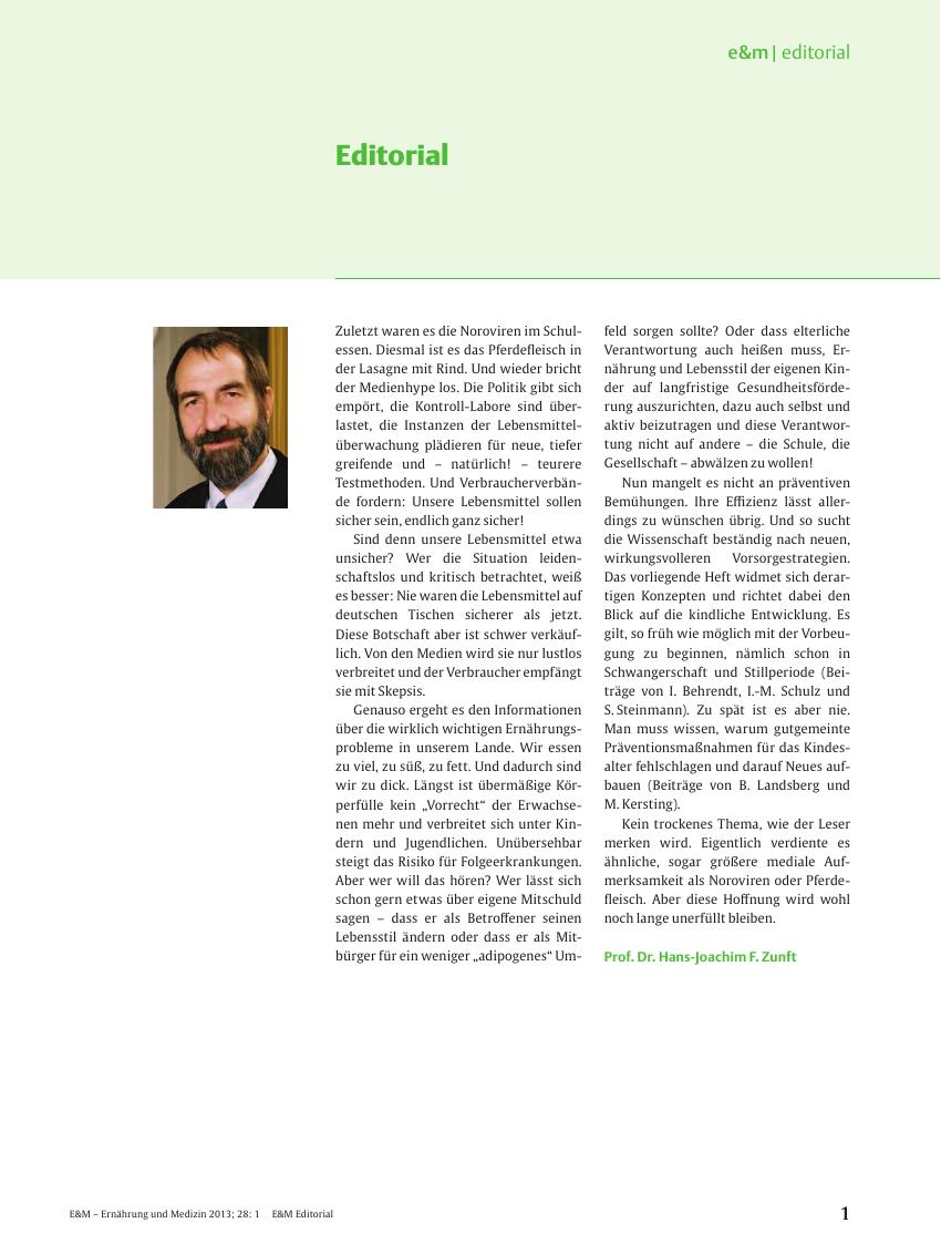 Vorschauseite 1: Editorial