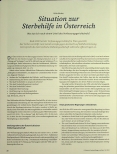 Vorschauseite 1: Situation zur Sterbehilfe in Österreich. Was tut sich nach einem Urteil des Verfassungsgerichtshofs?