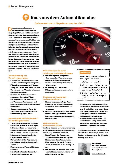 Vorschauseite 1: Raus aus dem Automatikmodus